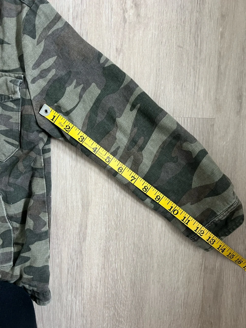 Urban Republic Green Camo Button-Front Kids Jacket Youth 10/12